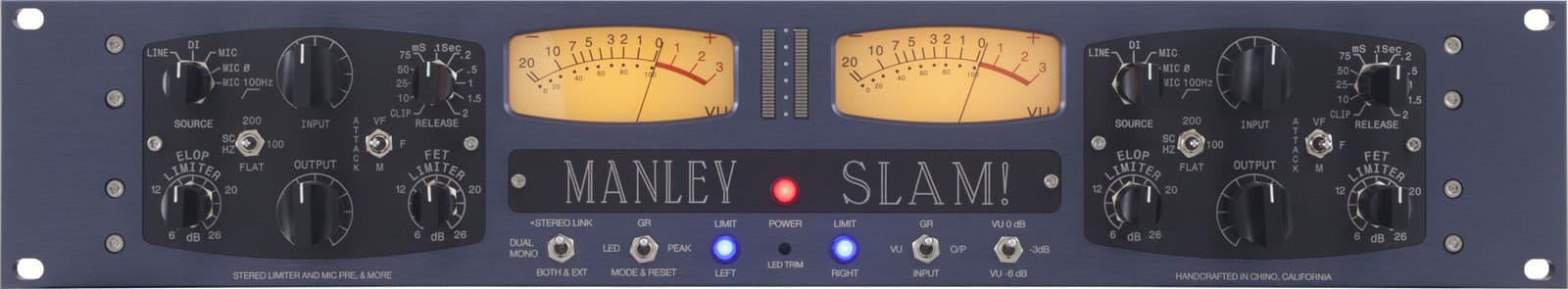 MANLEY SLAM ! Double Préampli Micro & Limiteur Stéréo