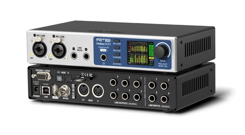 RME FIREFACE UCX II Interface Audio USB Haute Vitesse 40 Canaux