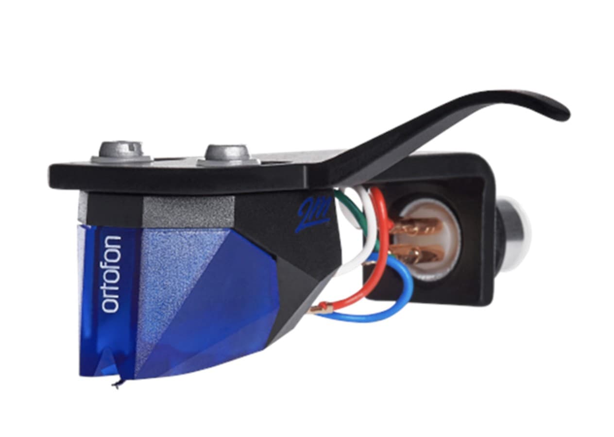 ORTOFON 2M BLUE Cellule à Aimant Mobile (MM) Pré-Montée sur Porte Cellule SH-04 Black