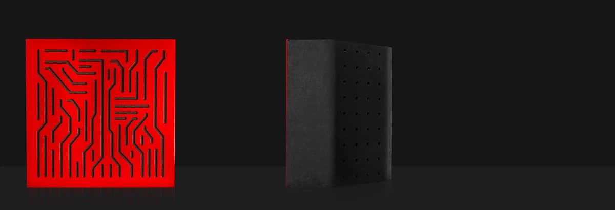 ARTNOVION ATHOS W-Bass Trap HP Panneau Acoustique Absorbant (Lot de 2 Panneaux)