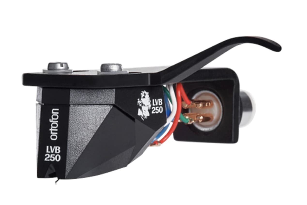 ORTOFON 2M BLACK LVB 250 Cellule à Aimant Mobile (MM) Pré-Montée sur Porte Cellule SH-04 Black