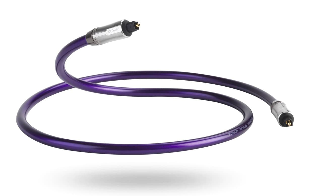 QED REFERENCE OPTICAL QUARTZ Câble Audio Optique (Toslink) Haute de Gamme