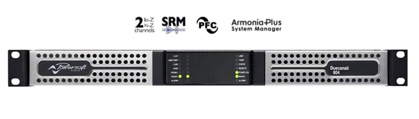 POWERSOFT DUECANALI 804 Amplificateur de Puissance 2 x 400 watts avec DSP